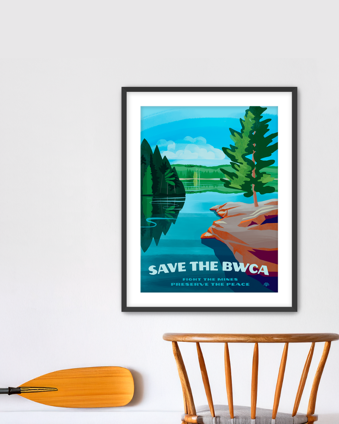 Save the BWCA • Original Art by Liina Lundin