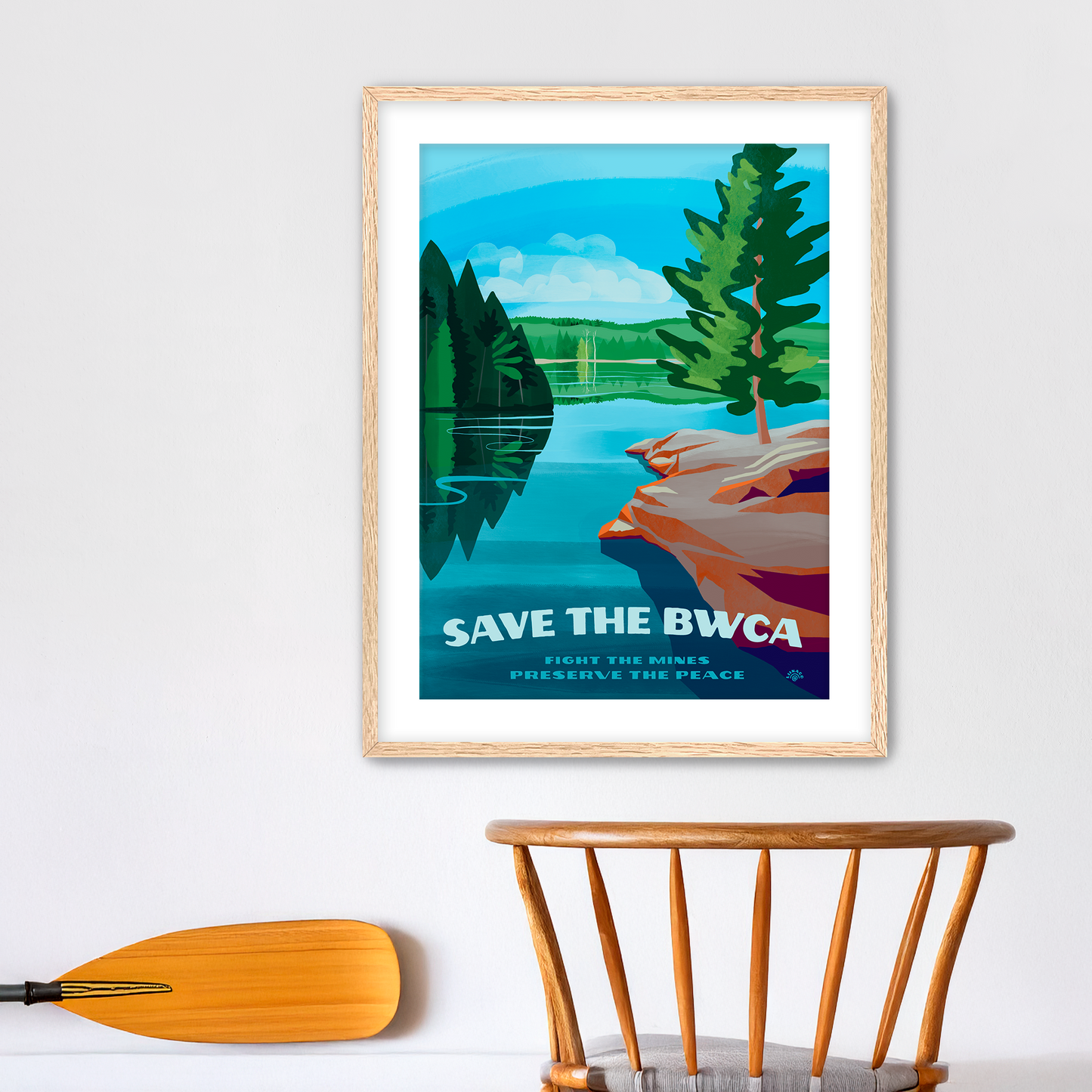 Save the BWCA • Original Art by Liina Lundin