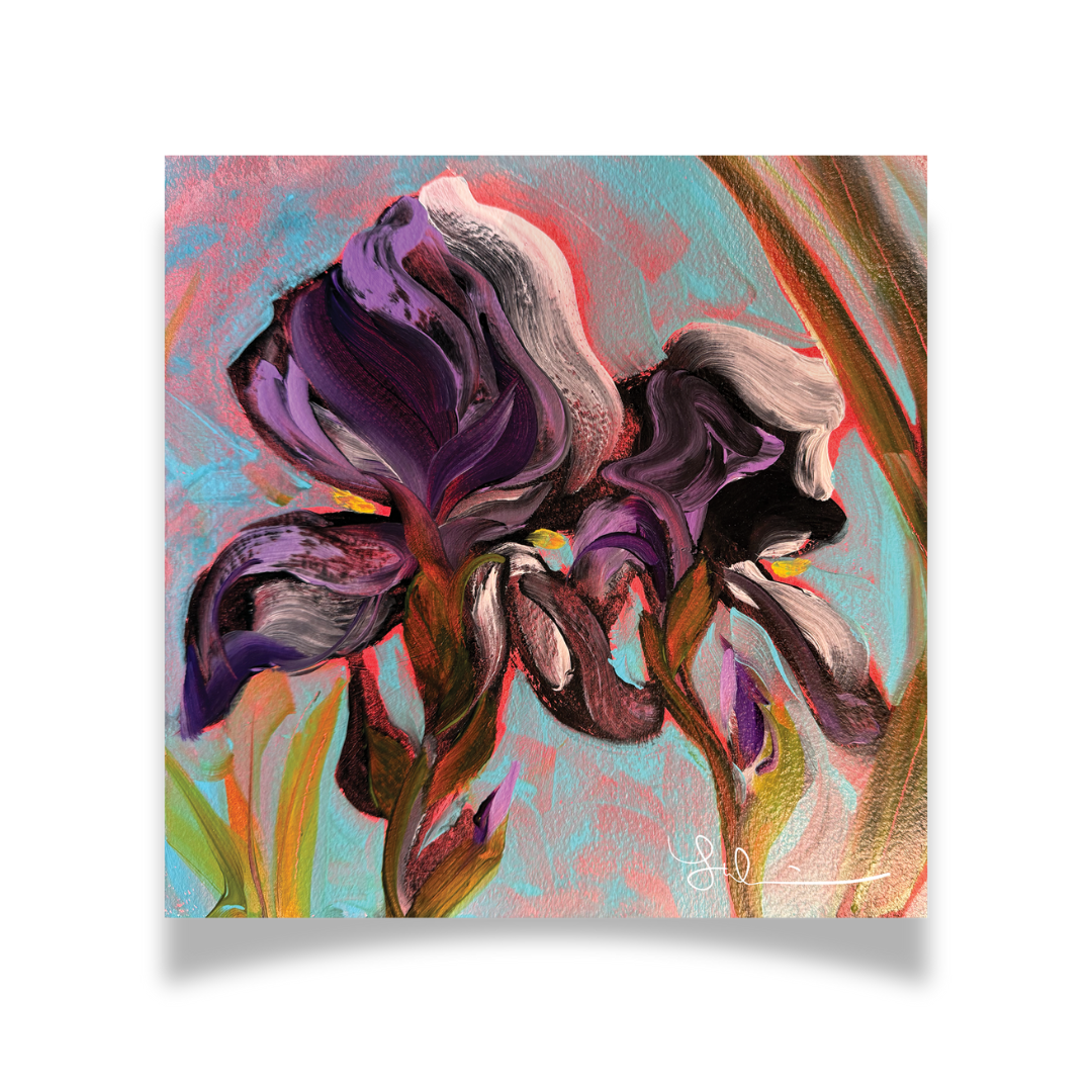 Iris II • Framed or Unframed Canvas