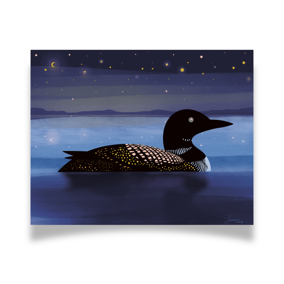 Loonlight • Framed or Unframed